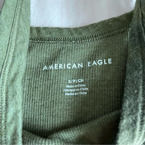 Green tank top - good condition - women’s small - Picture 2 of 2